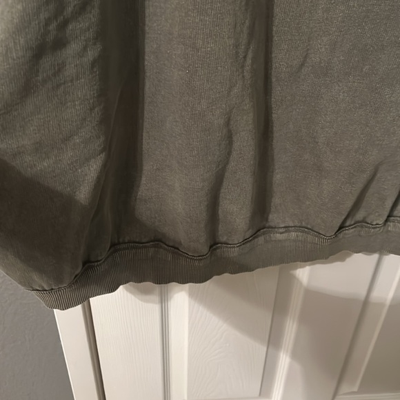 Olive green oversizeded sweater Free People size large - Picture 4 of 11